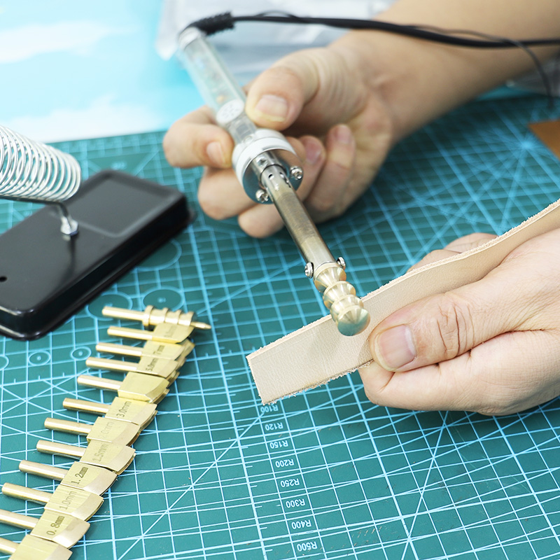 Diy Electronics Gadget - Leather Electric Brass Solder Soldering Iron