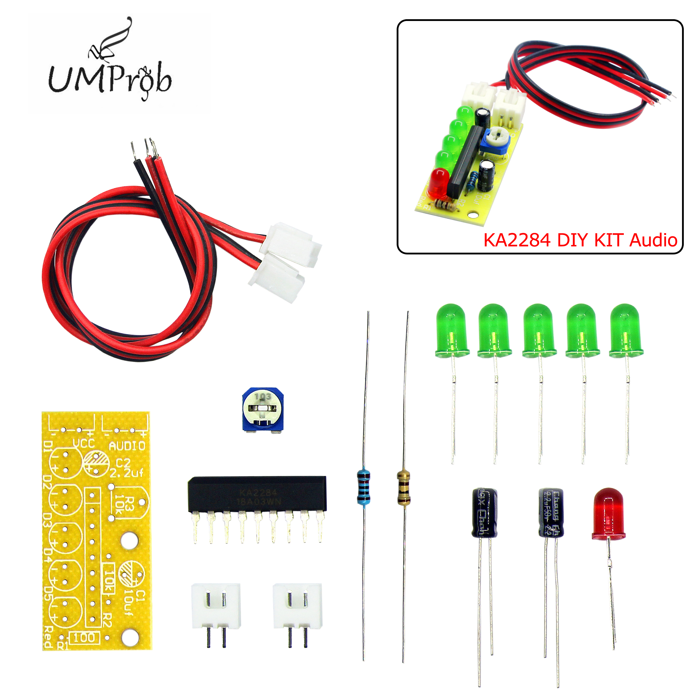 Diy Electronics Audio - 3.5-12V KA2284 DIY KIT Audio Level