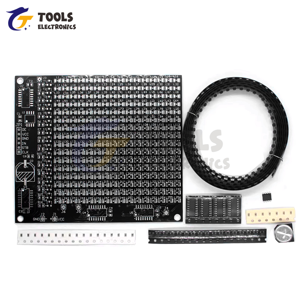 Diy Home Electronics Projects - DIY Electronic Kit 64LED/256LED Red Display
