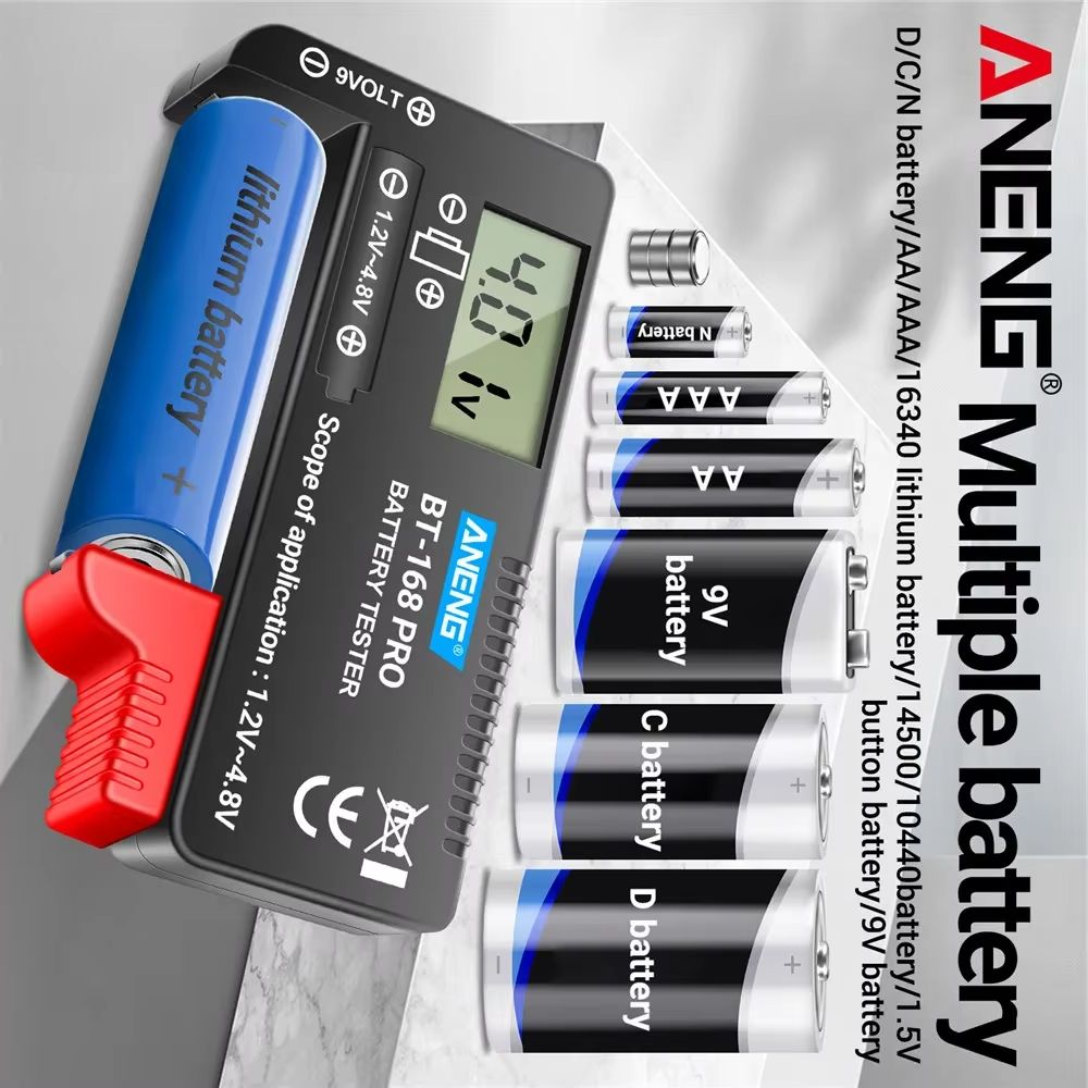 Diy Electronics Test Equipment - ANENG Internal Battery Tester Checkered Charge