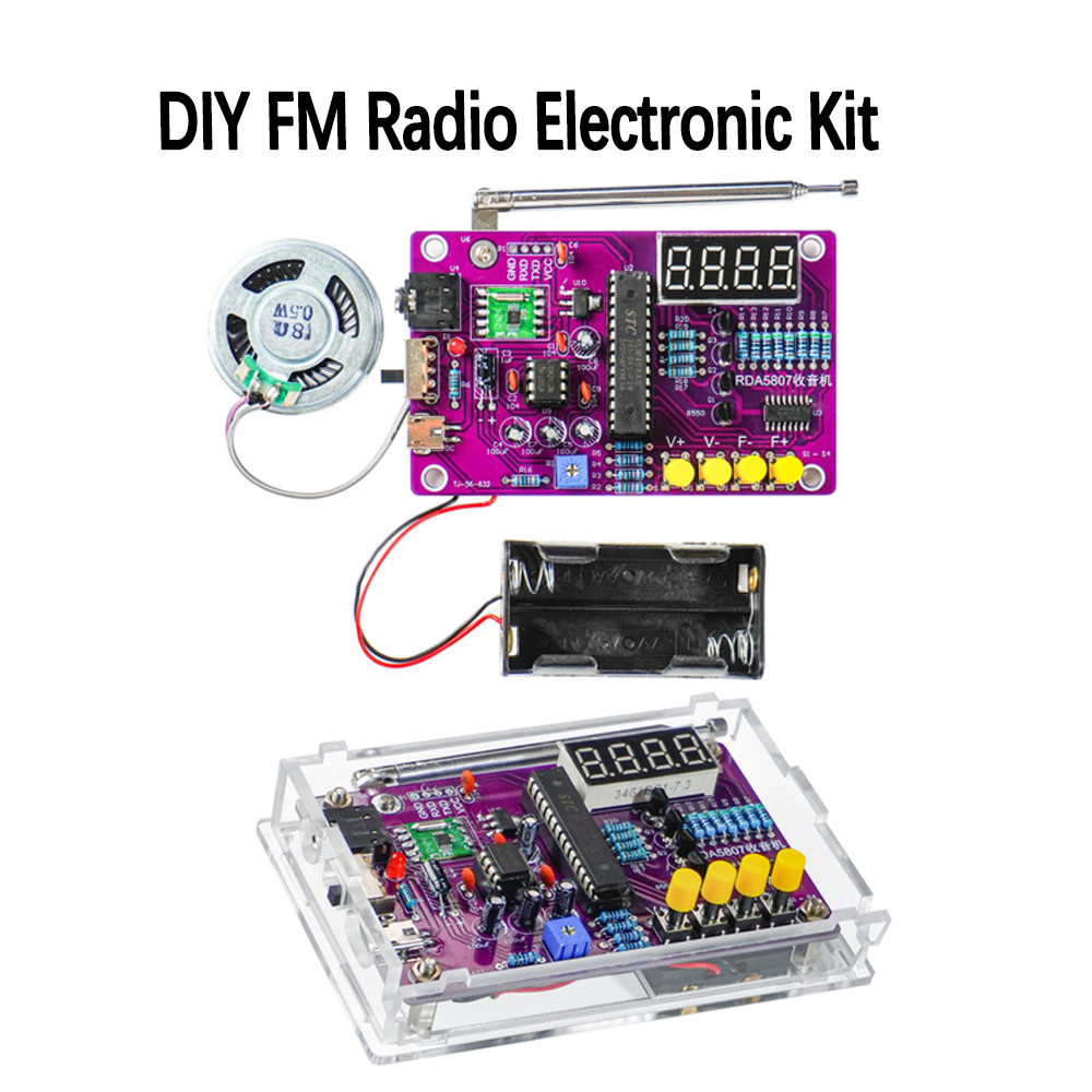Diy Electronics Gadget - DIY FM Radio Electronic Kit 87-108MHz