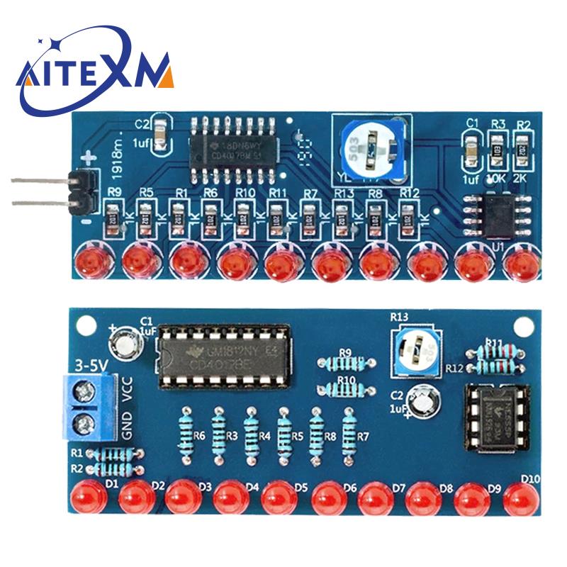 Diy Electronics News - Smart Electronics Kits Ne555+CD4017 Light Water