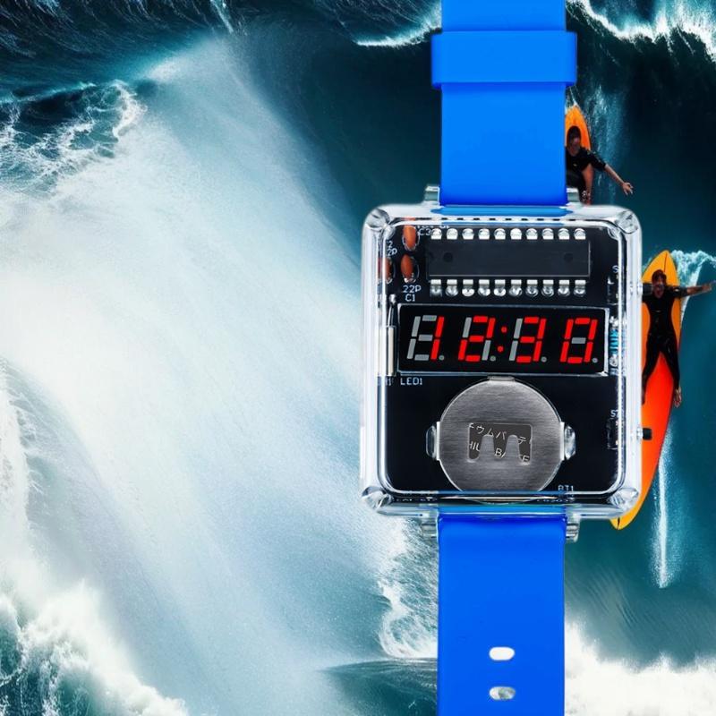Diy Electronics Gadget - 1Set DIY Electronic Watch Kit LED