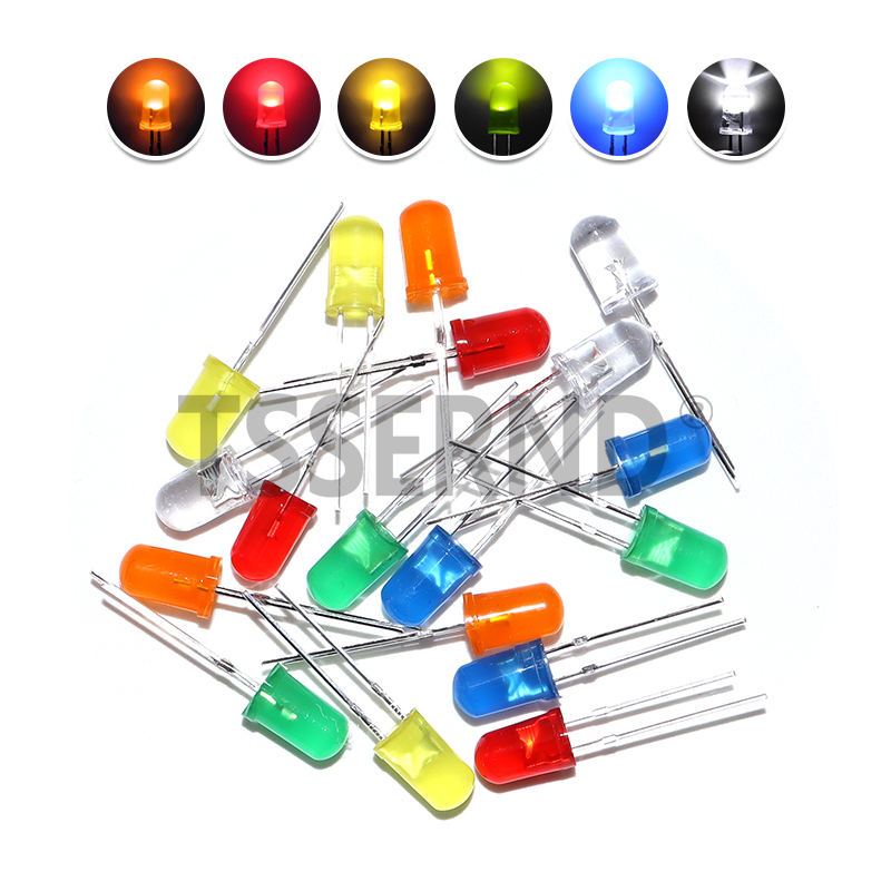 Hobby Diy Electronics Kit - 5mm Diffused LED Diode Kit Lamp