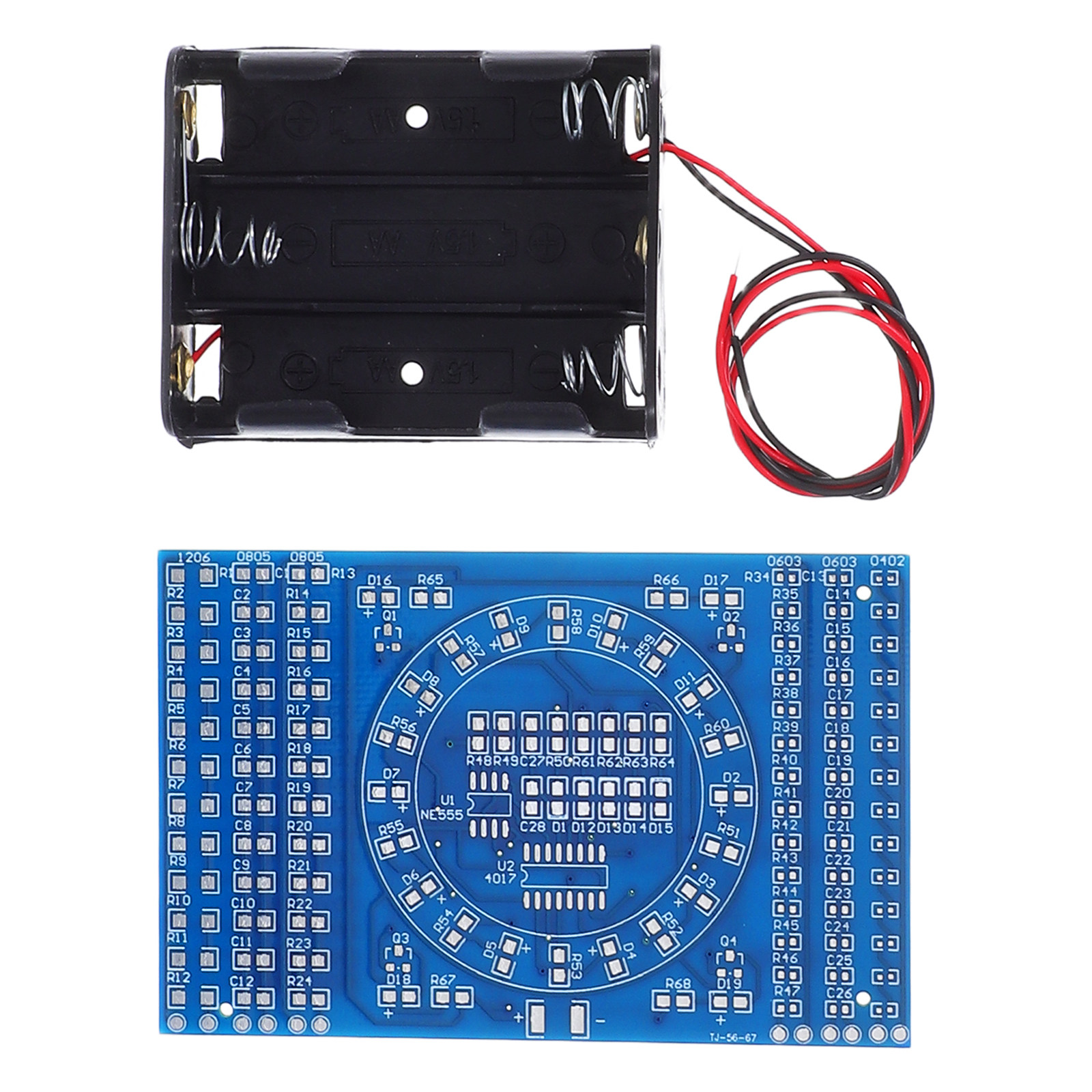 Diy Electronics Kits For Beginners - 1Set Rotating Water Light Soldering Practice
