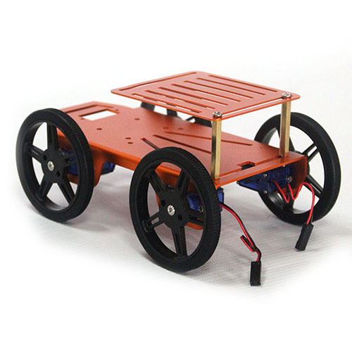 Hobby Diy Electronics Kit - 4WD Four-Wheel Drive Car Kit DIY