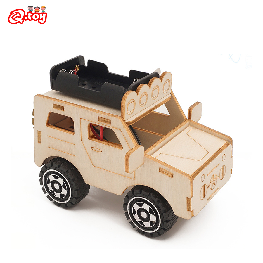 Diy Electronics For Kids - DIY Wooden Car Model Science Toys