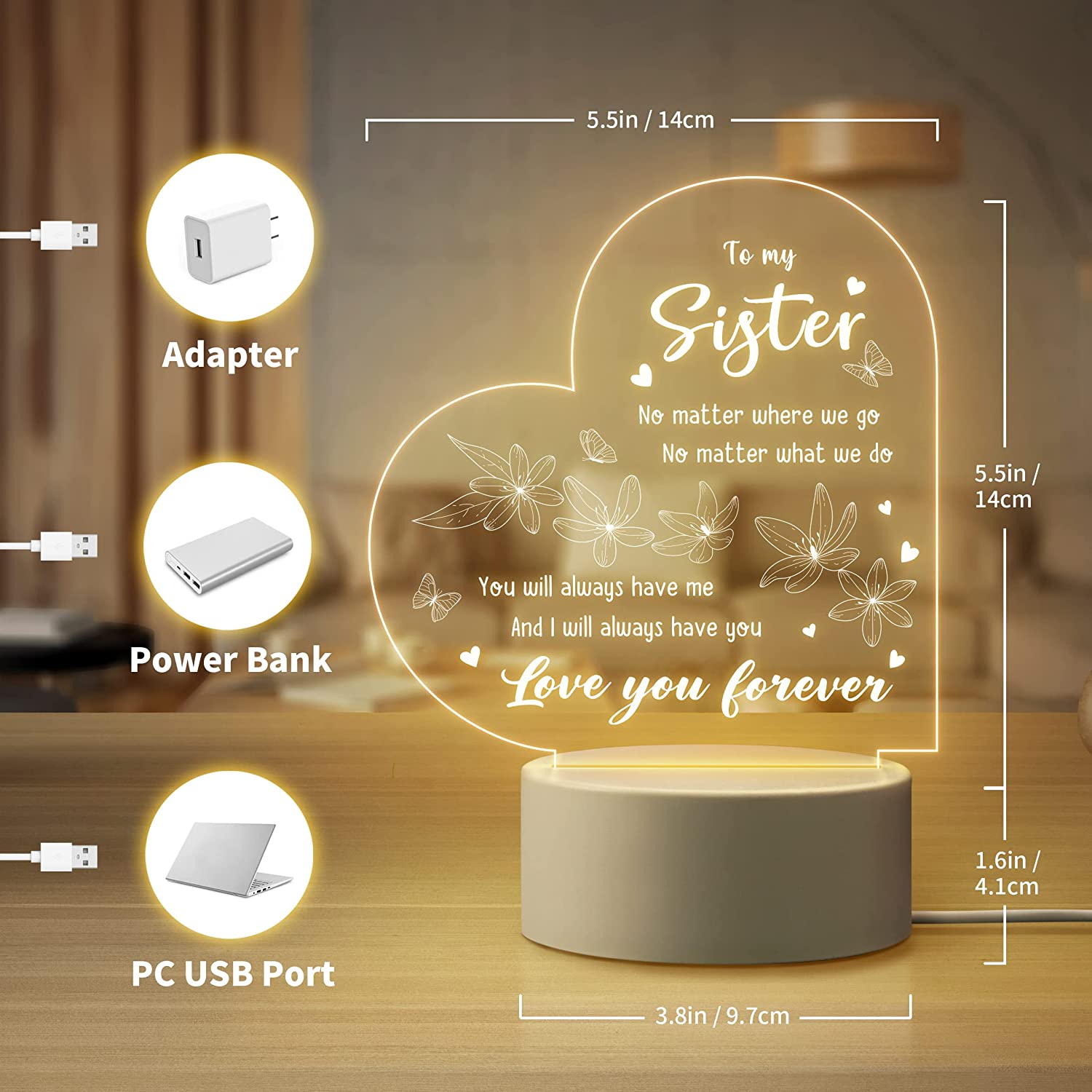 To My Sister NEW  Night Light  - đánh giá và giá Diy Electronics News