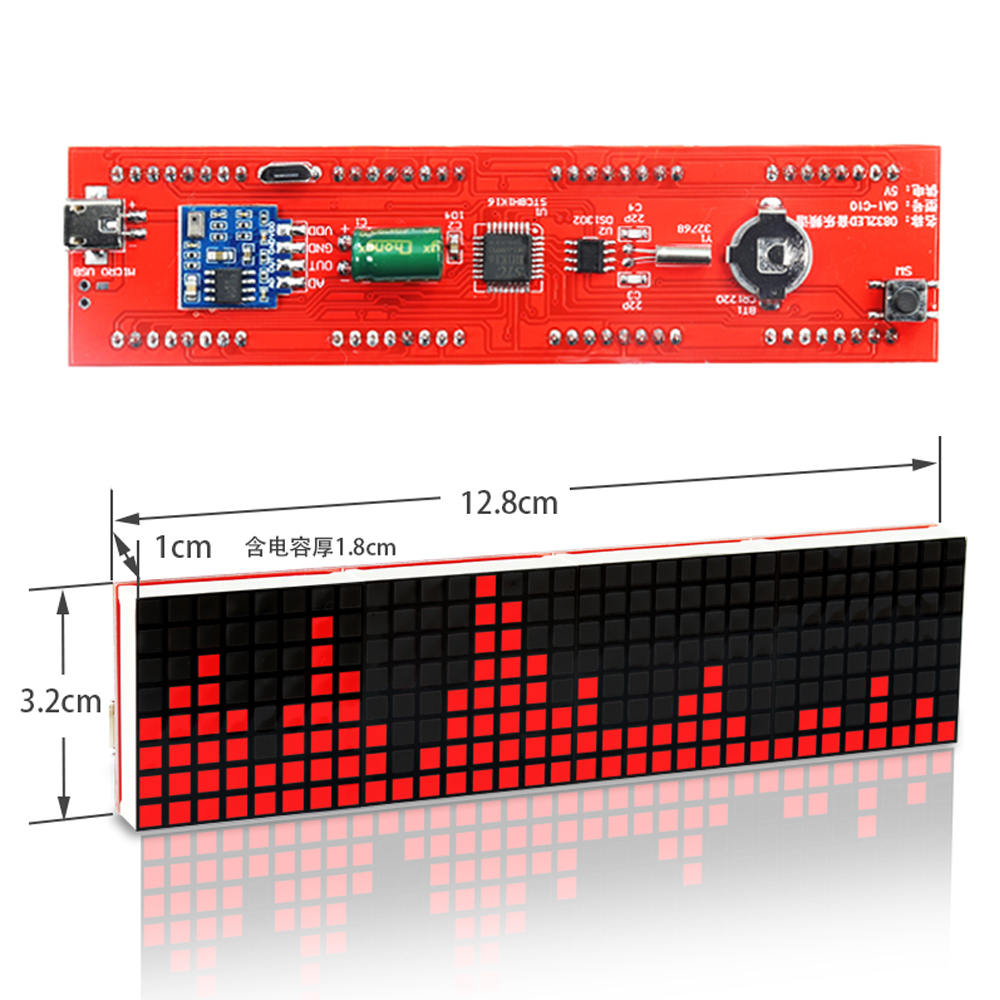DIY LED Music Spectrum DS1302  - đánh giá và giá Diy Electronics Audio