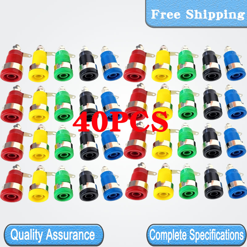 40PCS 4mm 32A Banana Socket Te - đánh giá và giá Diy Electronics Gadget