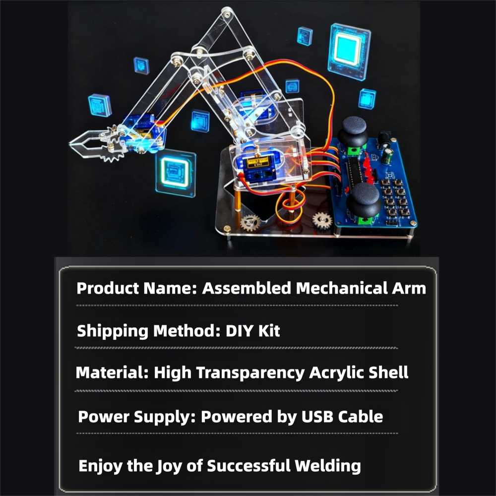 Complete DIY Robotic Arm Assem - đánh giá và giá Diy Electronics Gifts