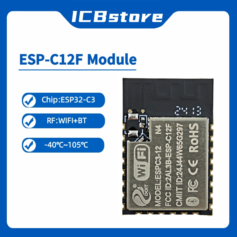 ESP32-C3 series module ESP-C12 - đánh giá và giá Esp32 Wifi Bluetooth