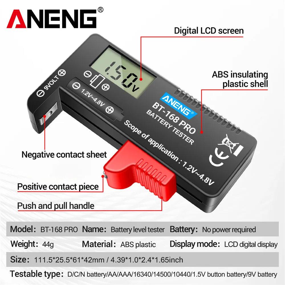 ANENG Internal  Battery Tester - đánh giá và giá Diy Electronics Test Equipment