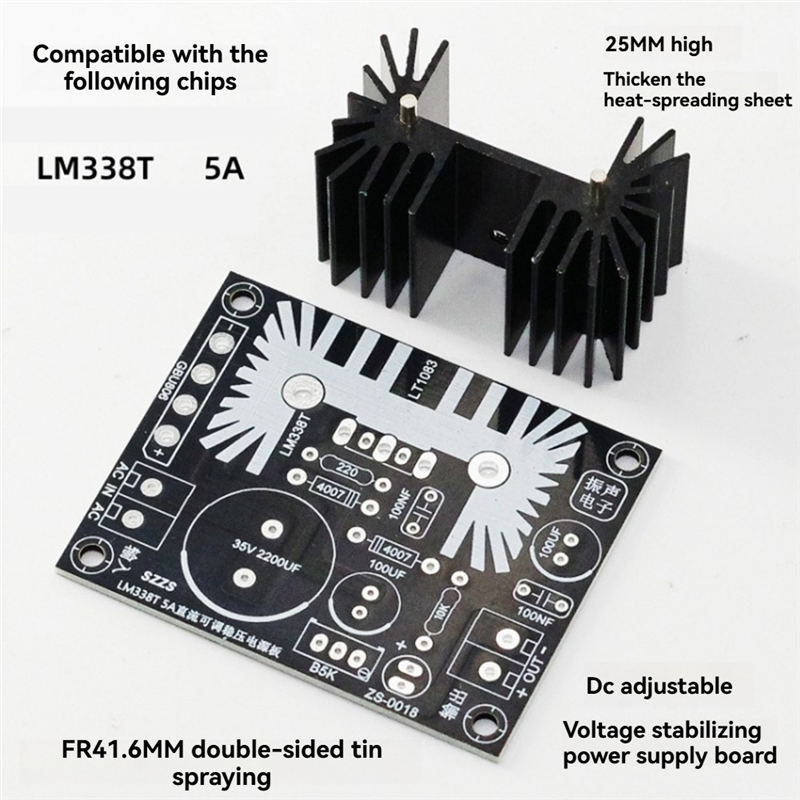 A13E-LM338 5A Output Filament  - đánh giá và giá Diy Electronics Gadget