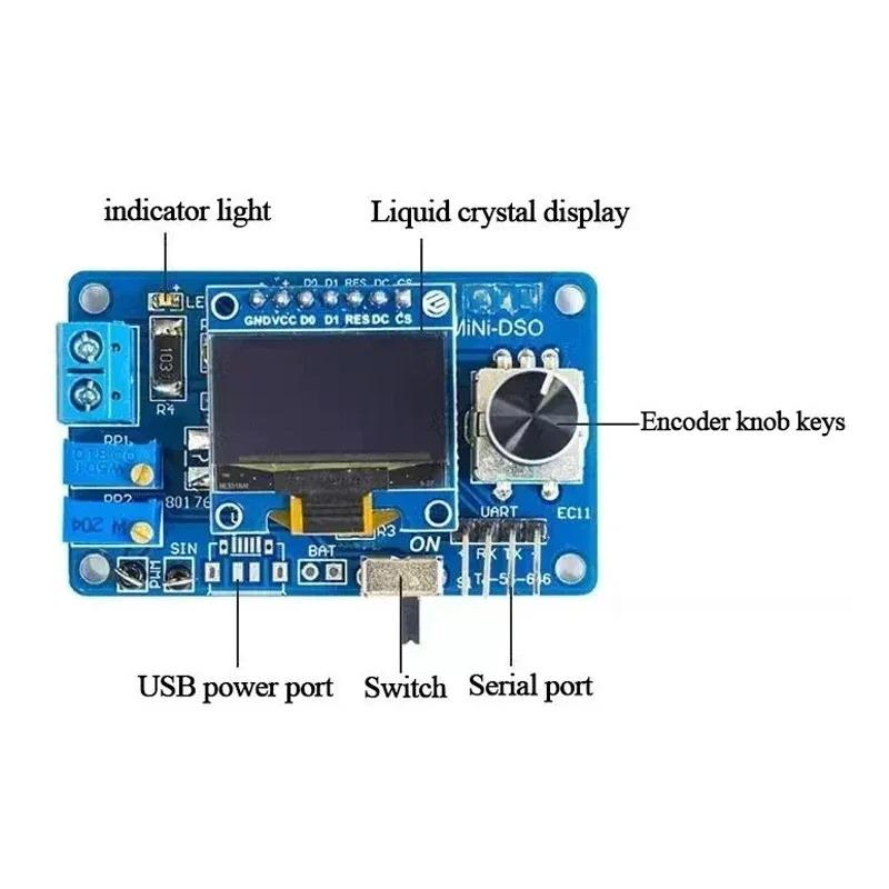 Oscilloscope DIY Mini Kit STC8 - đánh giá và giá Hobby Diy Electronics Kit