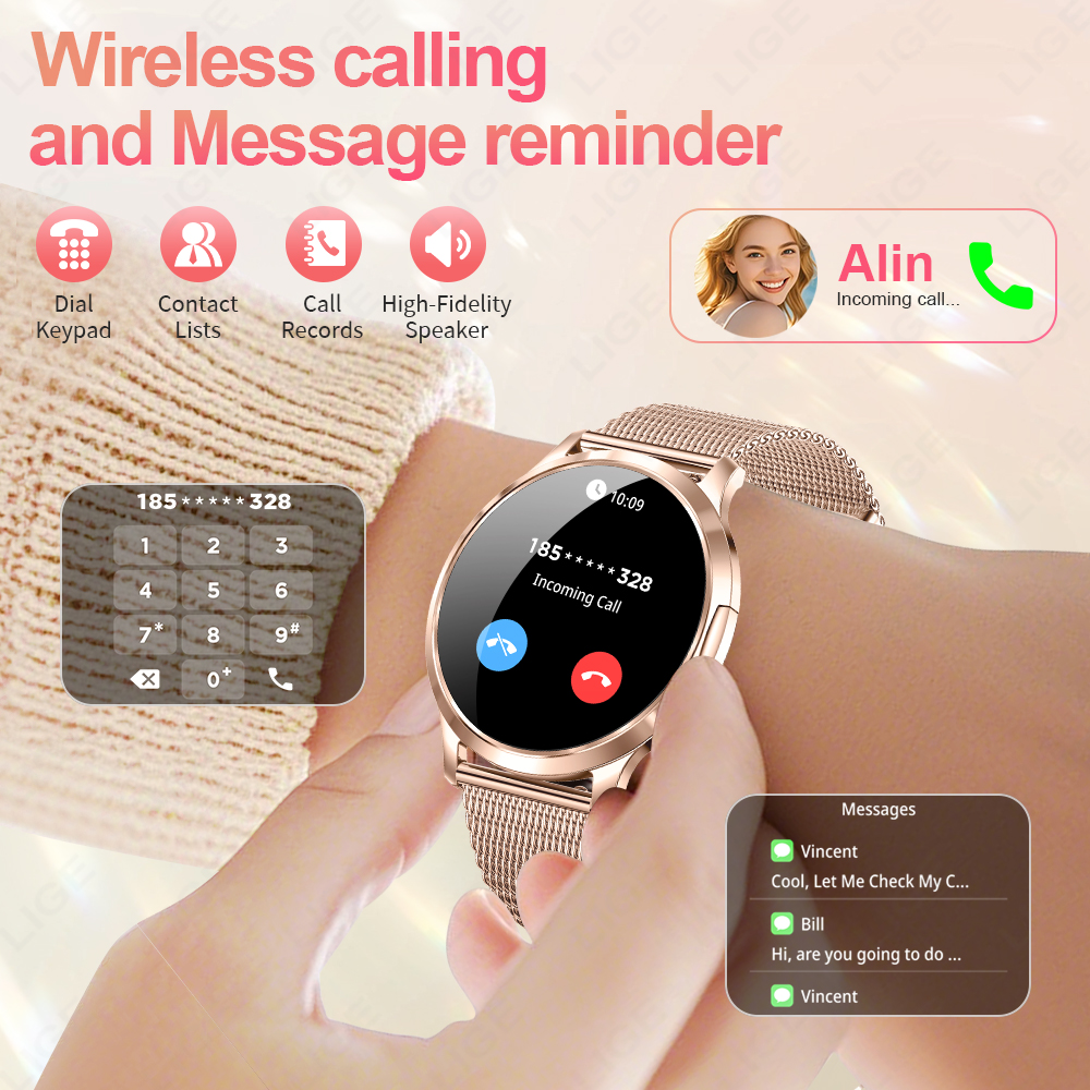 LIGE 2026 New Smart Watch Wome - đánh giá và giá Diy Electronics Audio