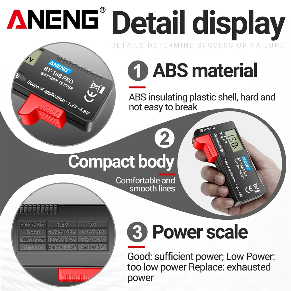 ANENG BT-168D Mini Digital Cap - đánh giá và giá Diy Electronics Test Equipment