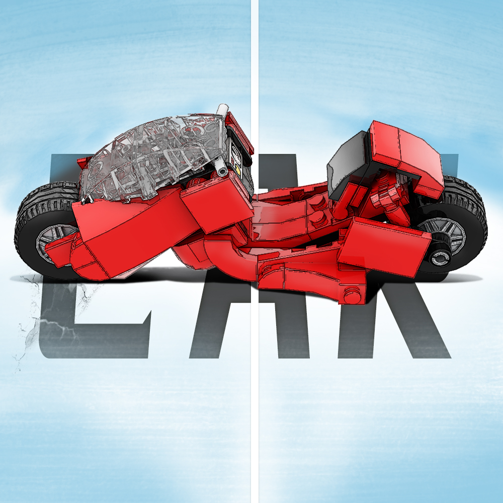 Gobricks MOC Anime Movies AKIR - đánh giá và giá Diy Motorcycle Electronics