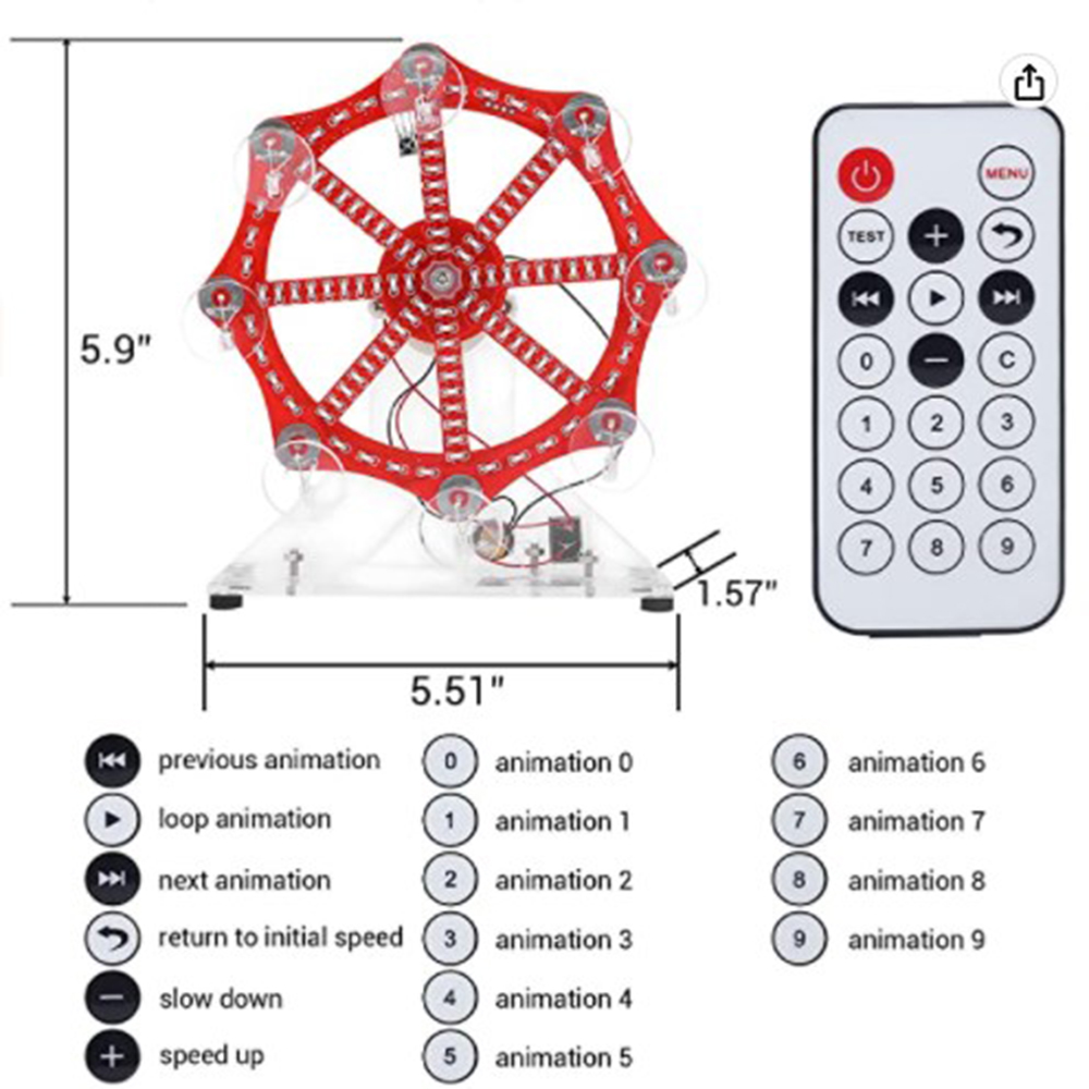DIY Ferris Wheel Soldering Pro - đánh giá và giá Diy Electronics News