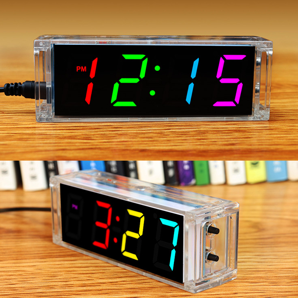 Digital Tube DIY Clock Kit Tem - đánh giá và giá Diy Home Electronics Projects