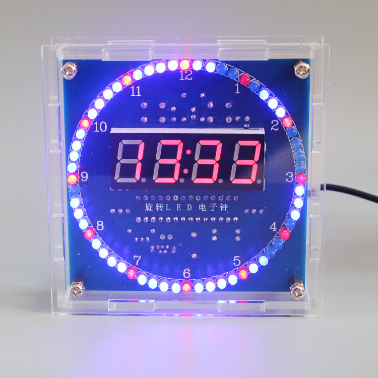 DIY Rotating LED Electronic Di - đánh giá và giá Diy Electronics News