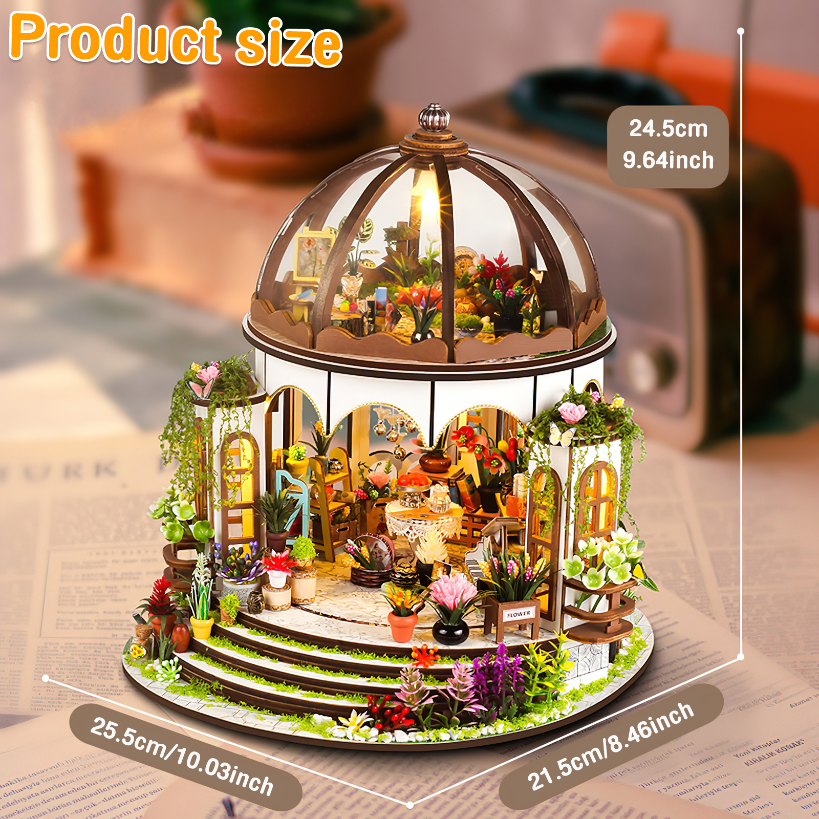 DIY Miniature Dollhouse Kit 3D - đánh giá và giá Diy Electronics News