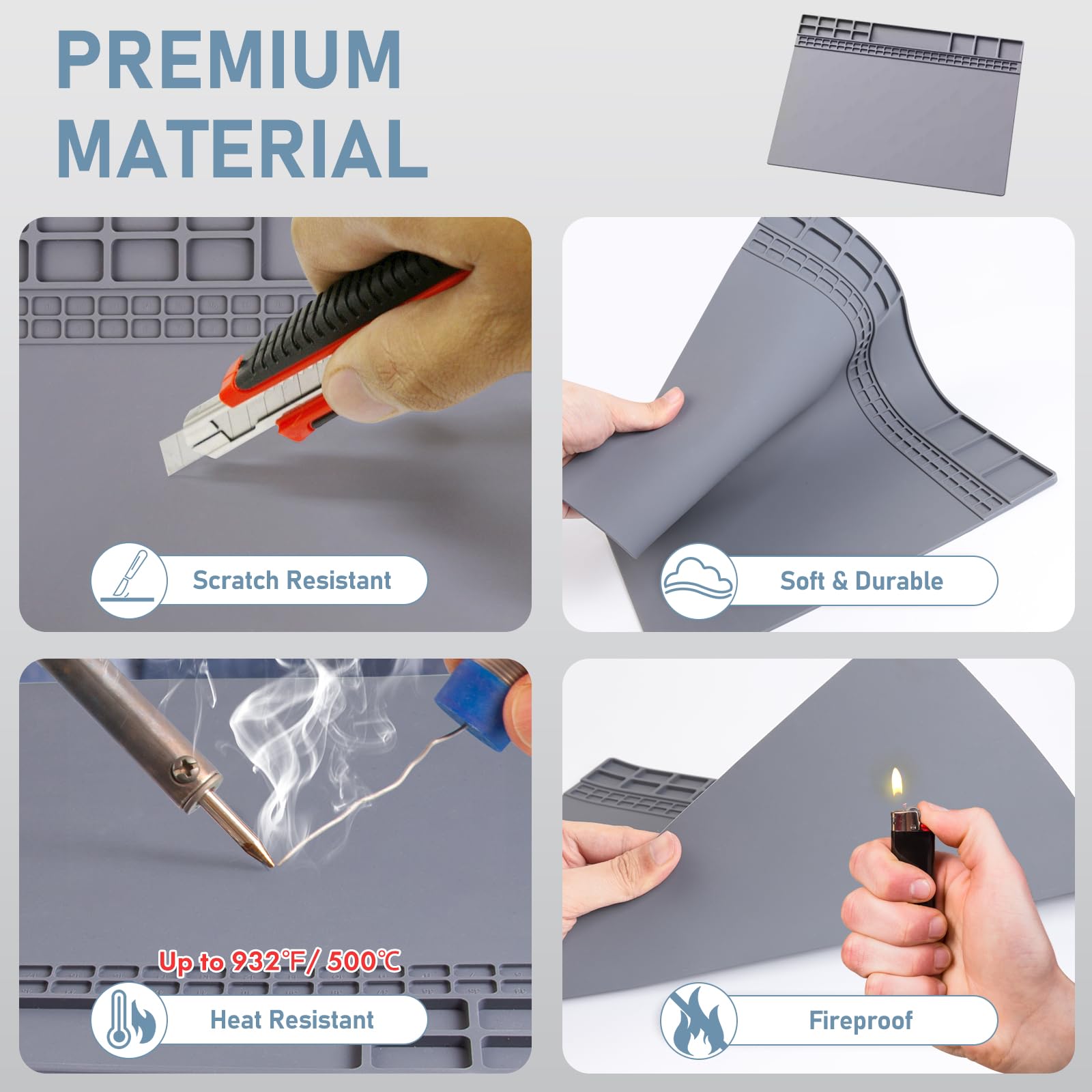Magnetic Silicone Solder Pad 5 - đánh giá và giá Diy Electronics Gadget