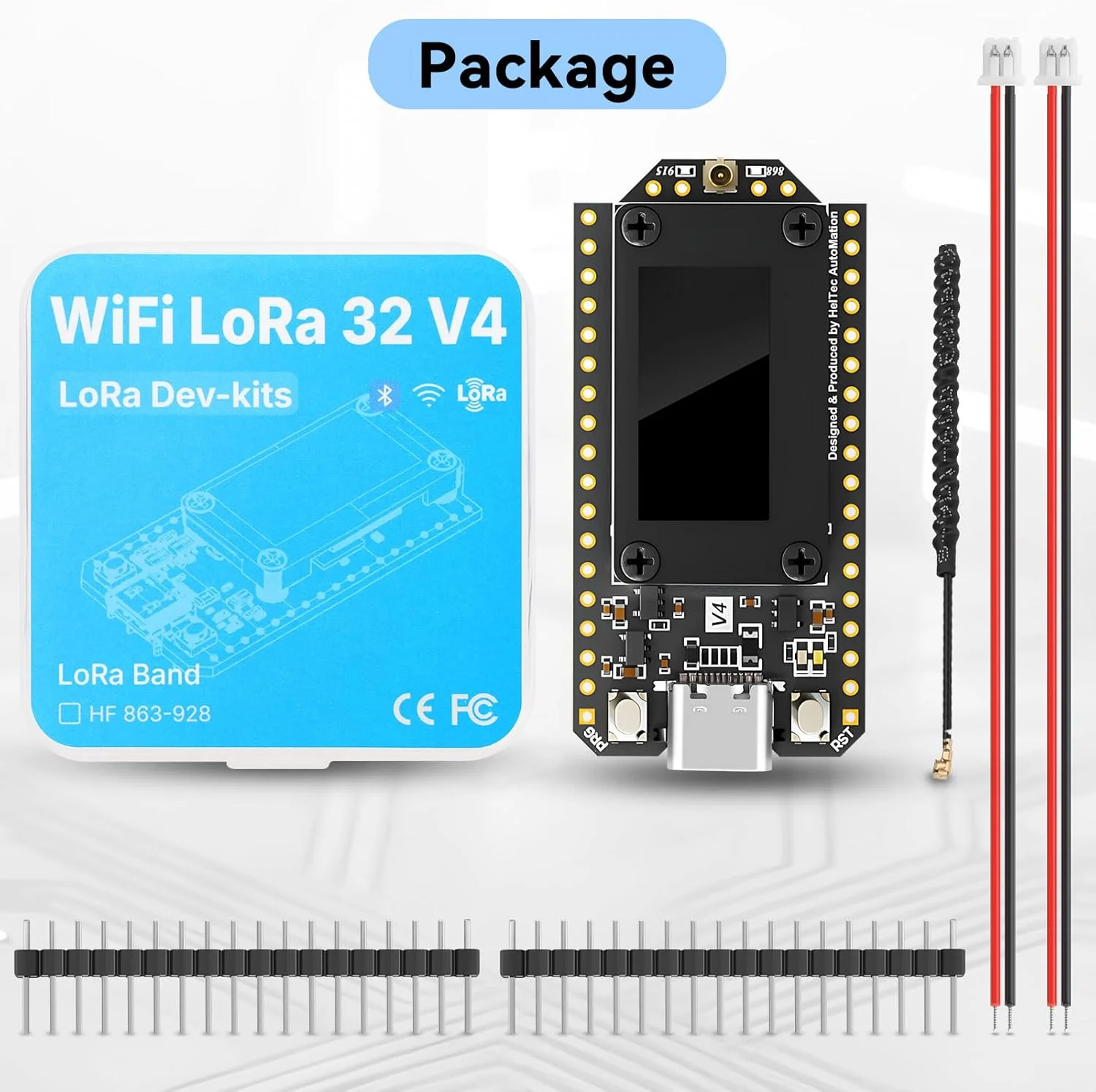 Heltec LoRa32 V4 ESP32-S3 SX12 - đánh giá và giá Esp32 Wifi Bluetooth