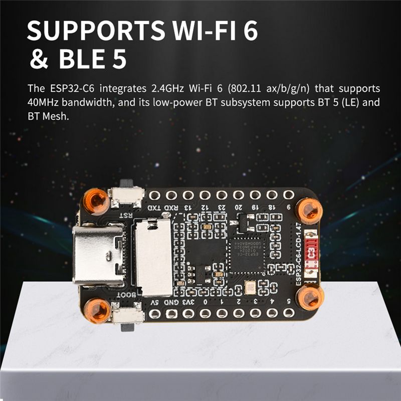[NEW A09R!】 Esp32-C6 1.47-Inch - đánh giá và giá Esp32 Wifi Bluetooth
