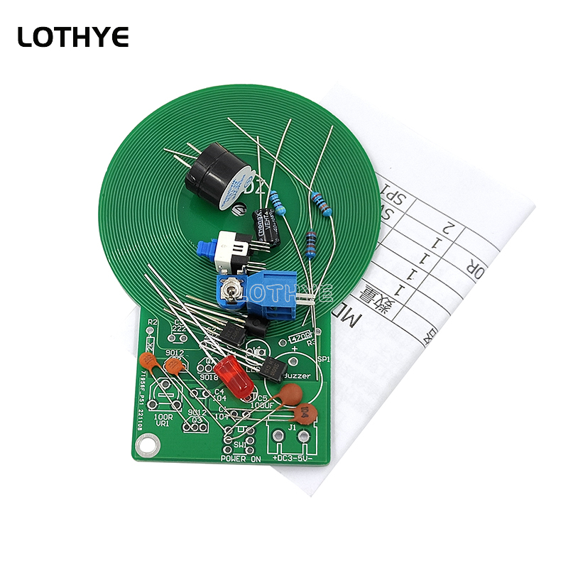 DC 3V-5V Metal Detector Kit DI - đánh giá và giá Diy Electronics Gadget