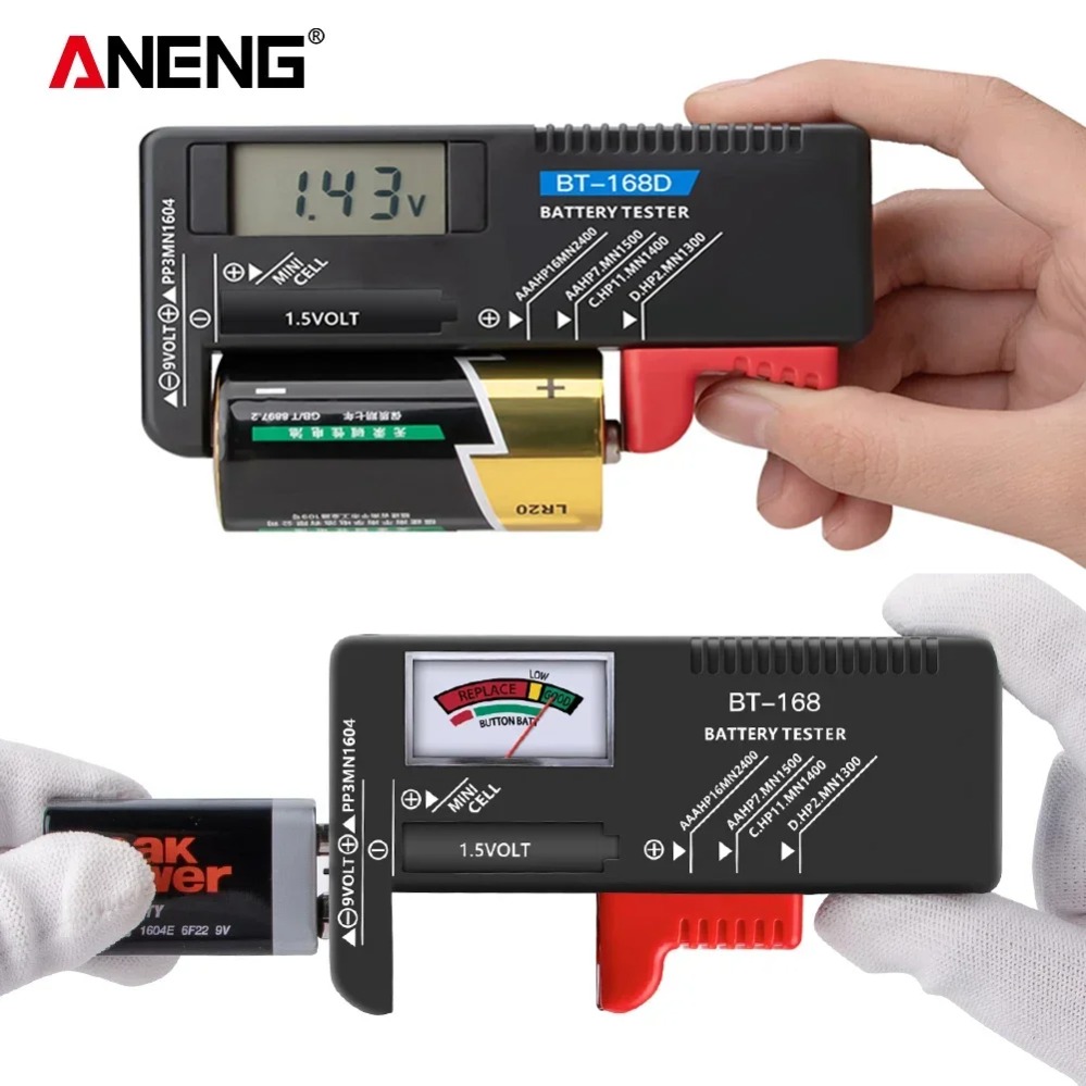 Battery Tester ANENG BT-168/ B - đánh giá và giá Diy Electronics Test Equipment