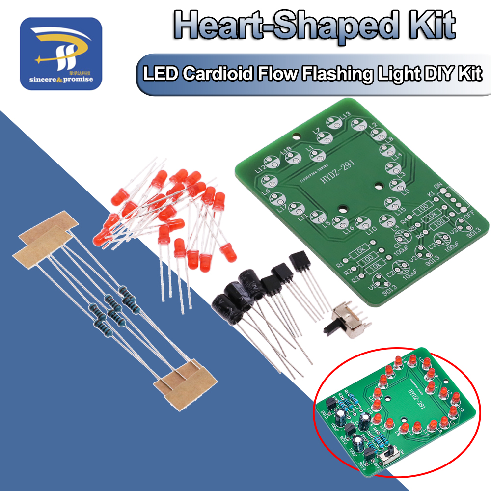 LED Heart-Shaped Running Light - đánh giá và giá Diy Electronics News