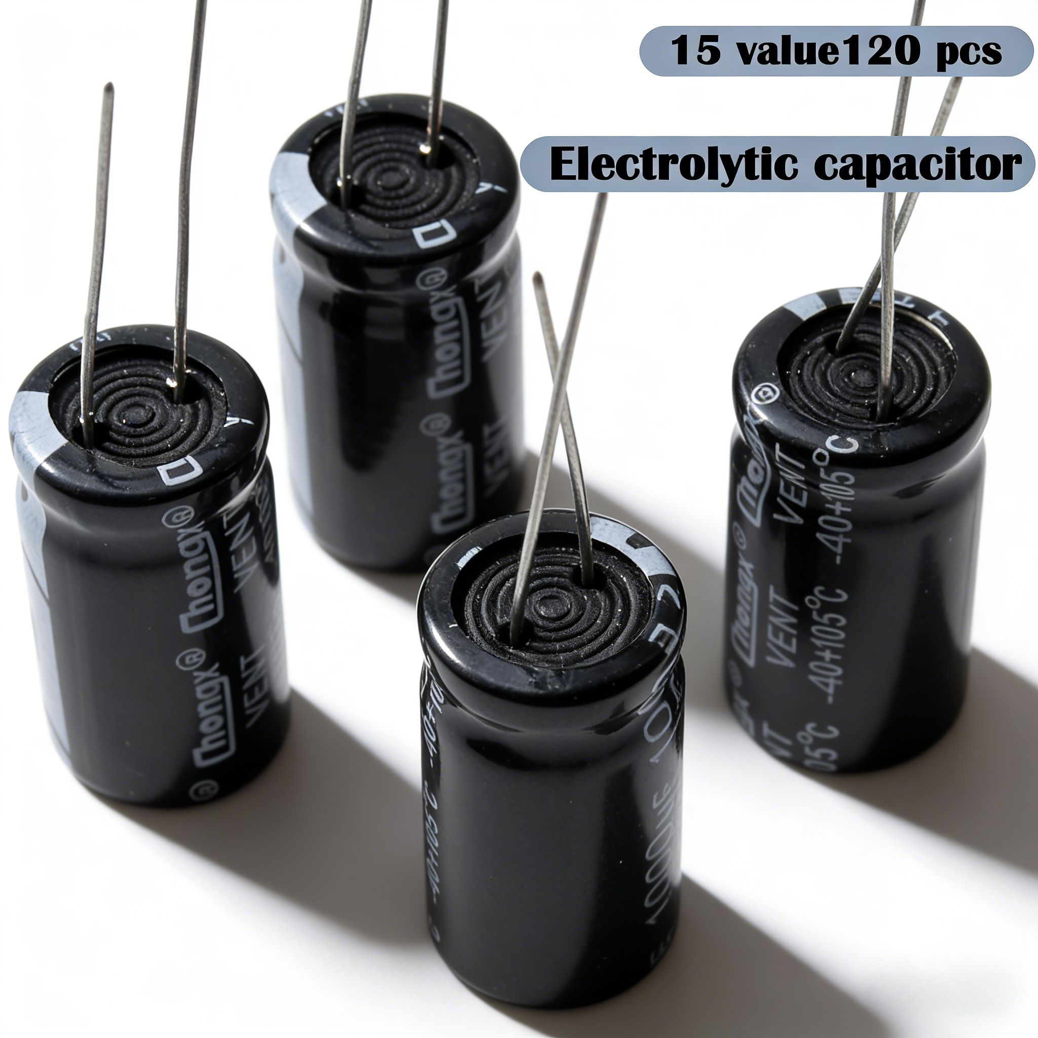 120PCS 15 Values Aluminum Elec - đánh giá và giá Hobby Diy Electronics Kit